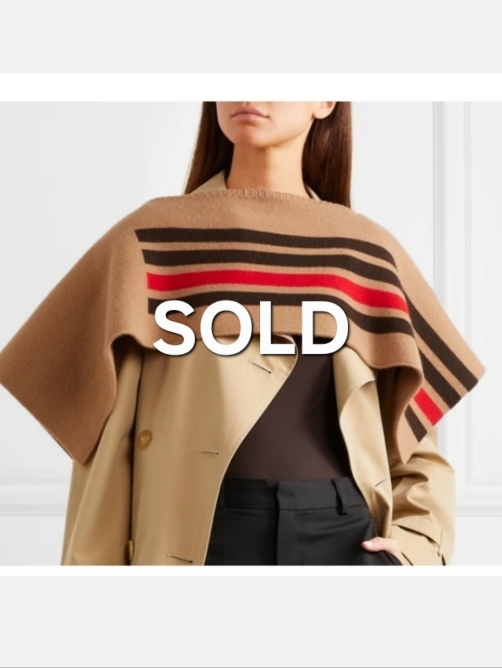 Burberry wool cape. 100% auth…